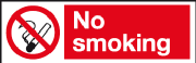no smoking safety sign